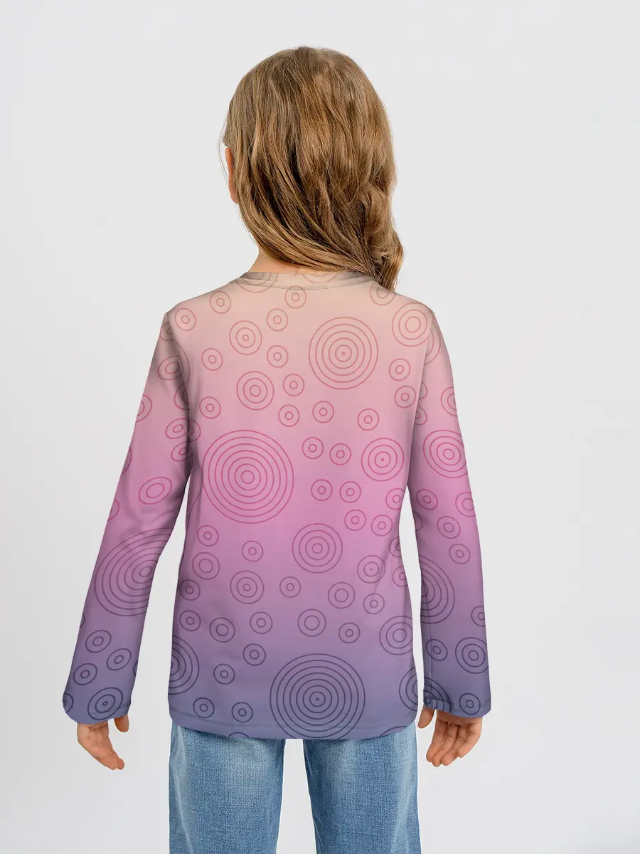 Детский лонгслив / Абстрактный узор