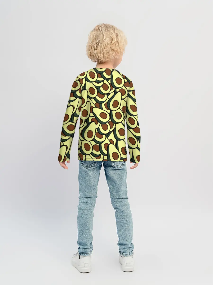 Детский лонгслив / Авокадо