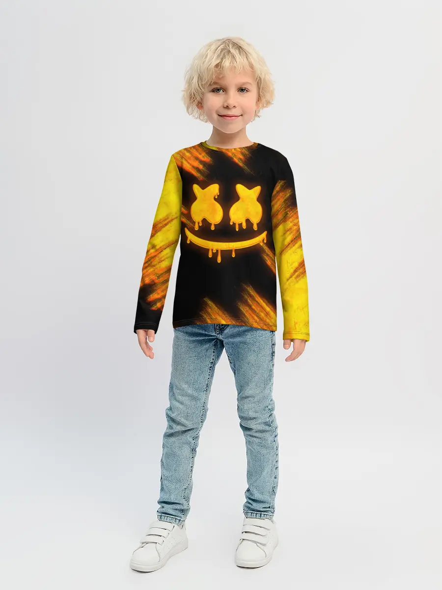 Детский лонгслив / Marshmello