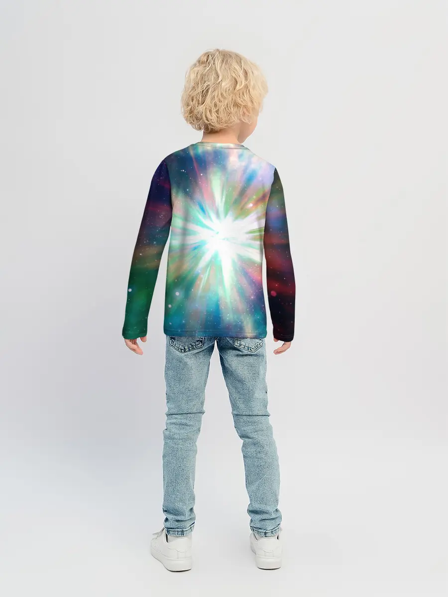 Детский лонгслив / Космическая вспышка