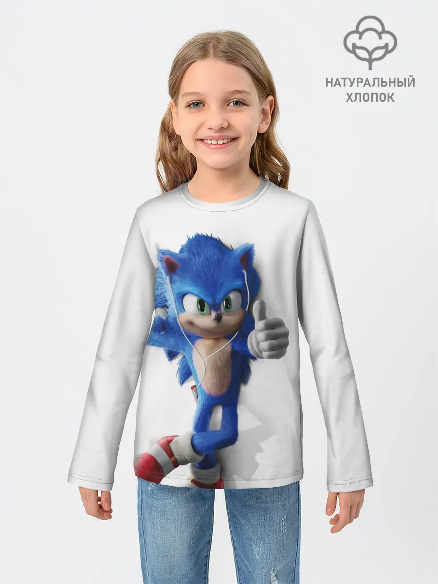 Детский лонгслив / SONIC