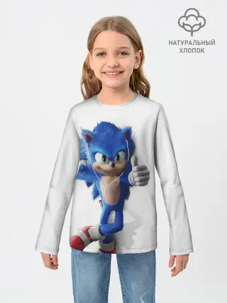 Детский лонгслив / SONIC