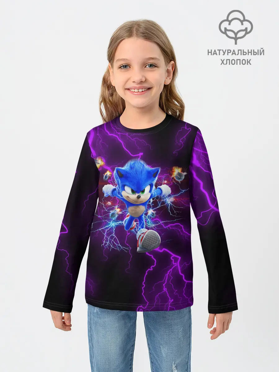 Детский лонгслив / SONIC
