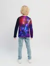 Детский лонгслив / Universe Neon