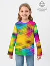 Детский лонгслив / Радужный звездопад