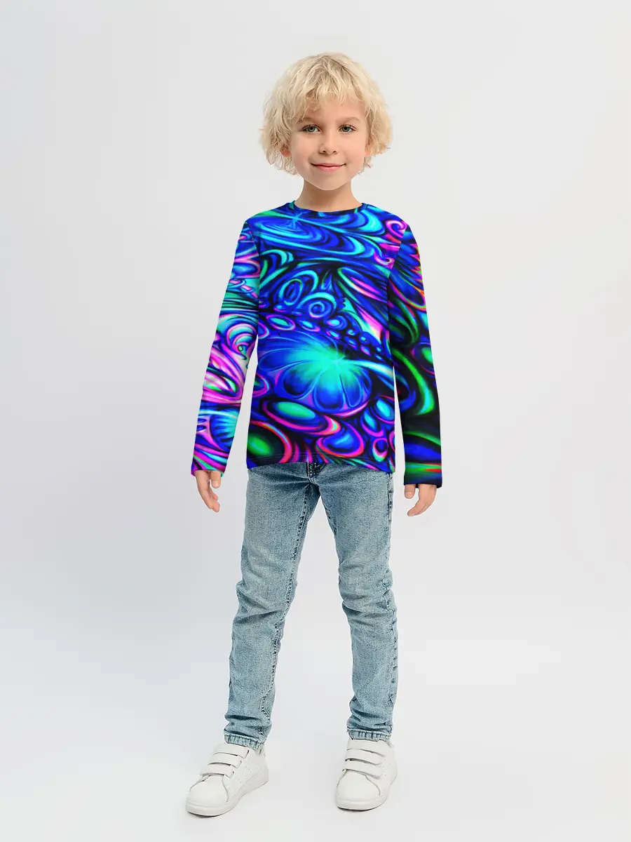 Детский лонгслив / PSY NEON