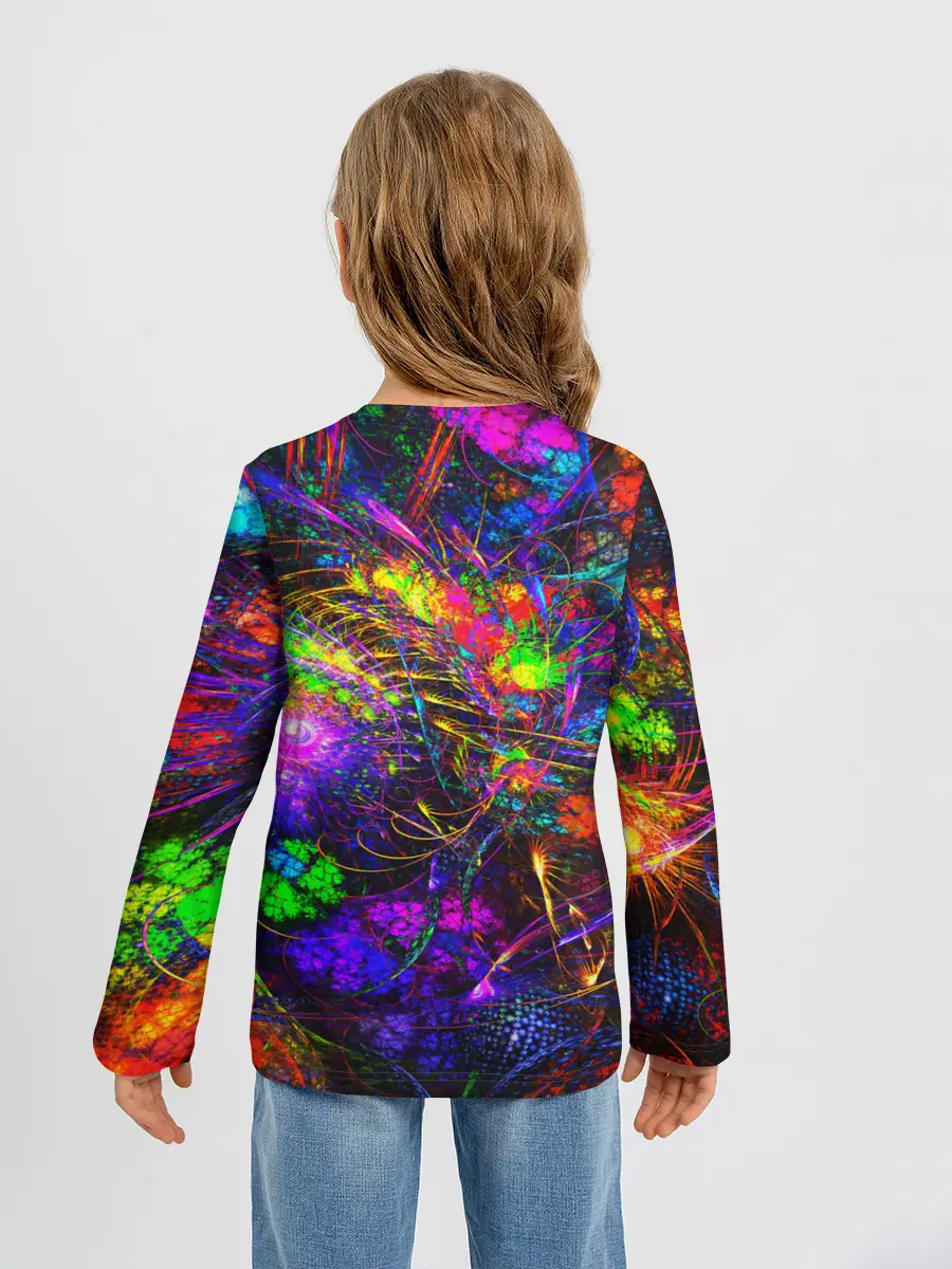 Детский лонгслив / НЕОНОВЫЕ КРАСКИ