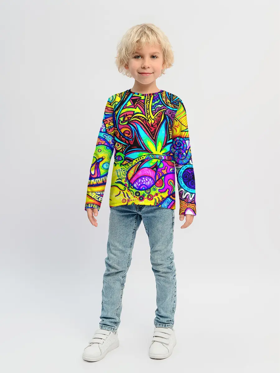 Детский лонгслив / PSY ABSTRACTION