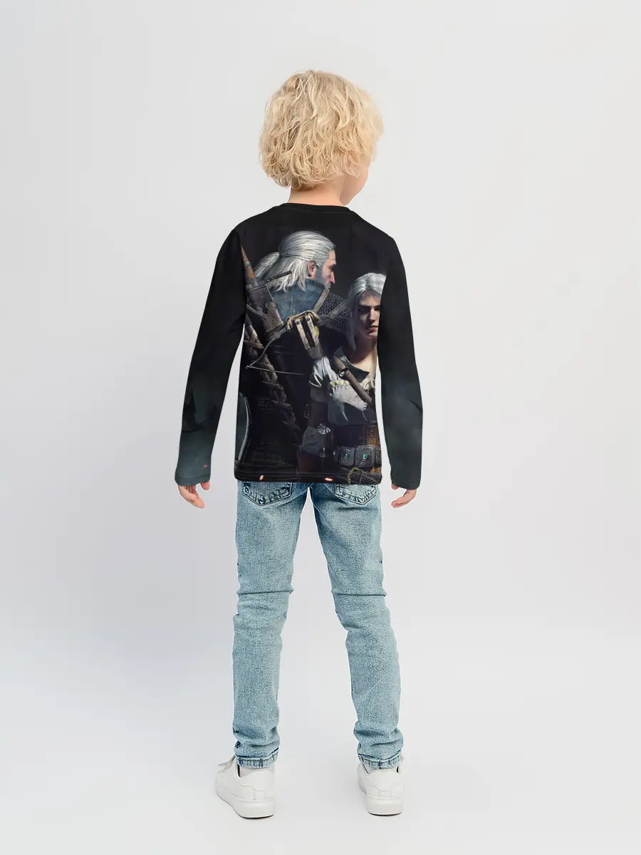Детский лонгслив / Ведьмак Геральд