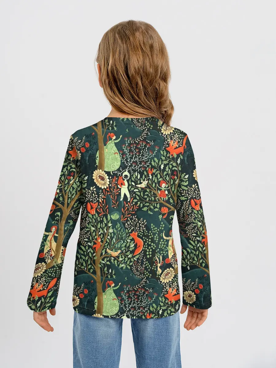 Детский лонгслив / Abstraction Pattern