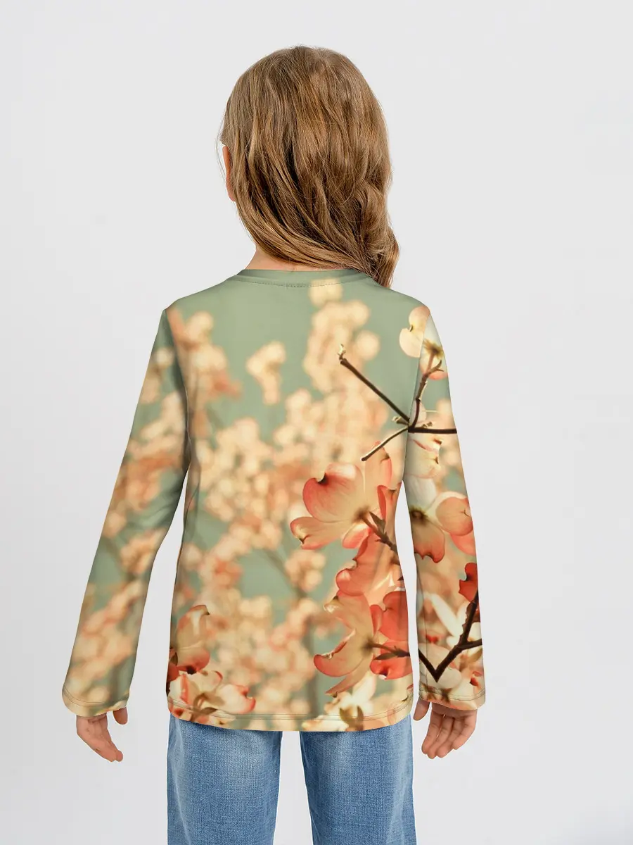 Детский лонгслив / Flowers