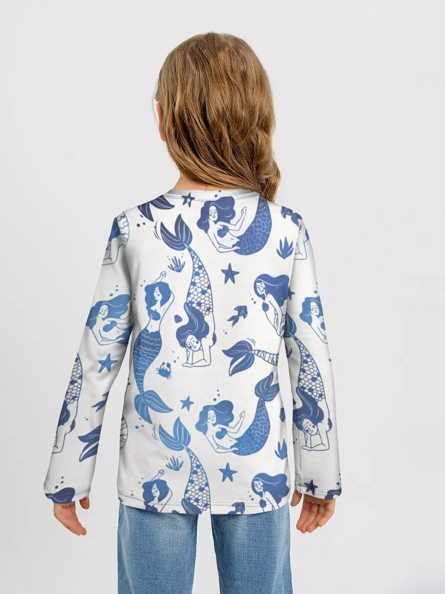 Детский лонгслив / Мир русалок