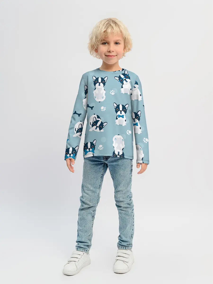 Детский лонгслив / Собачки