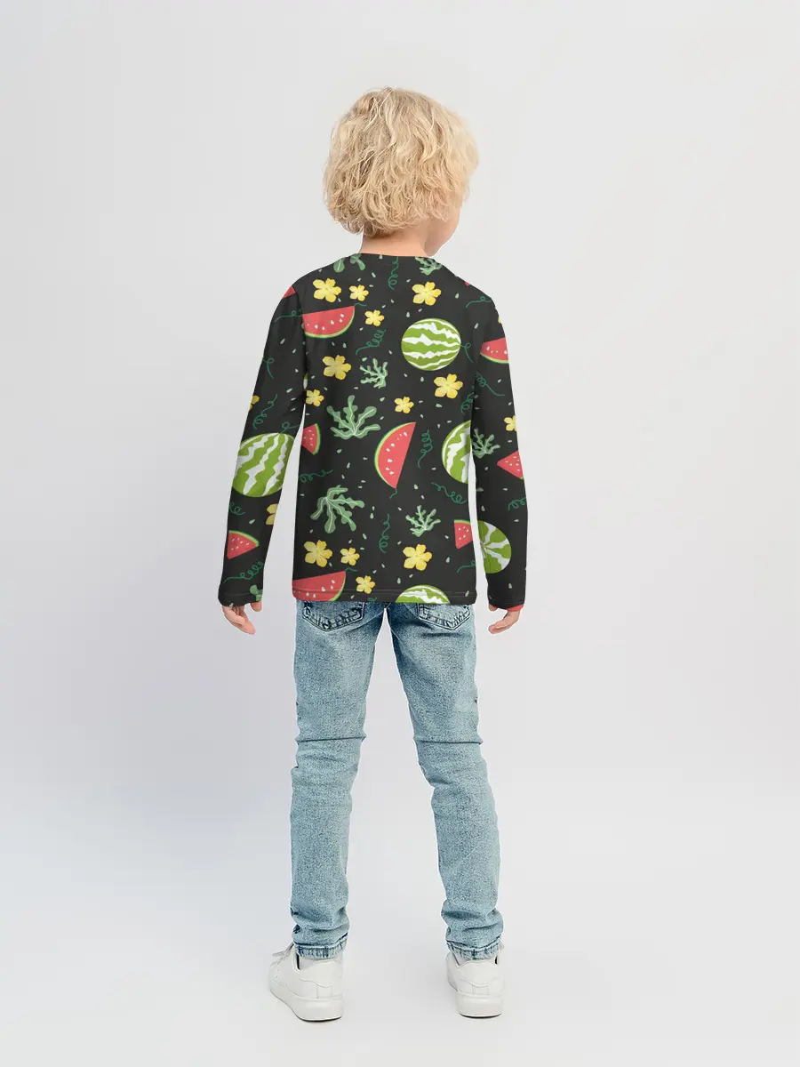 Детский лонгслив / Арбузики