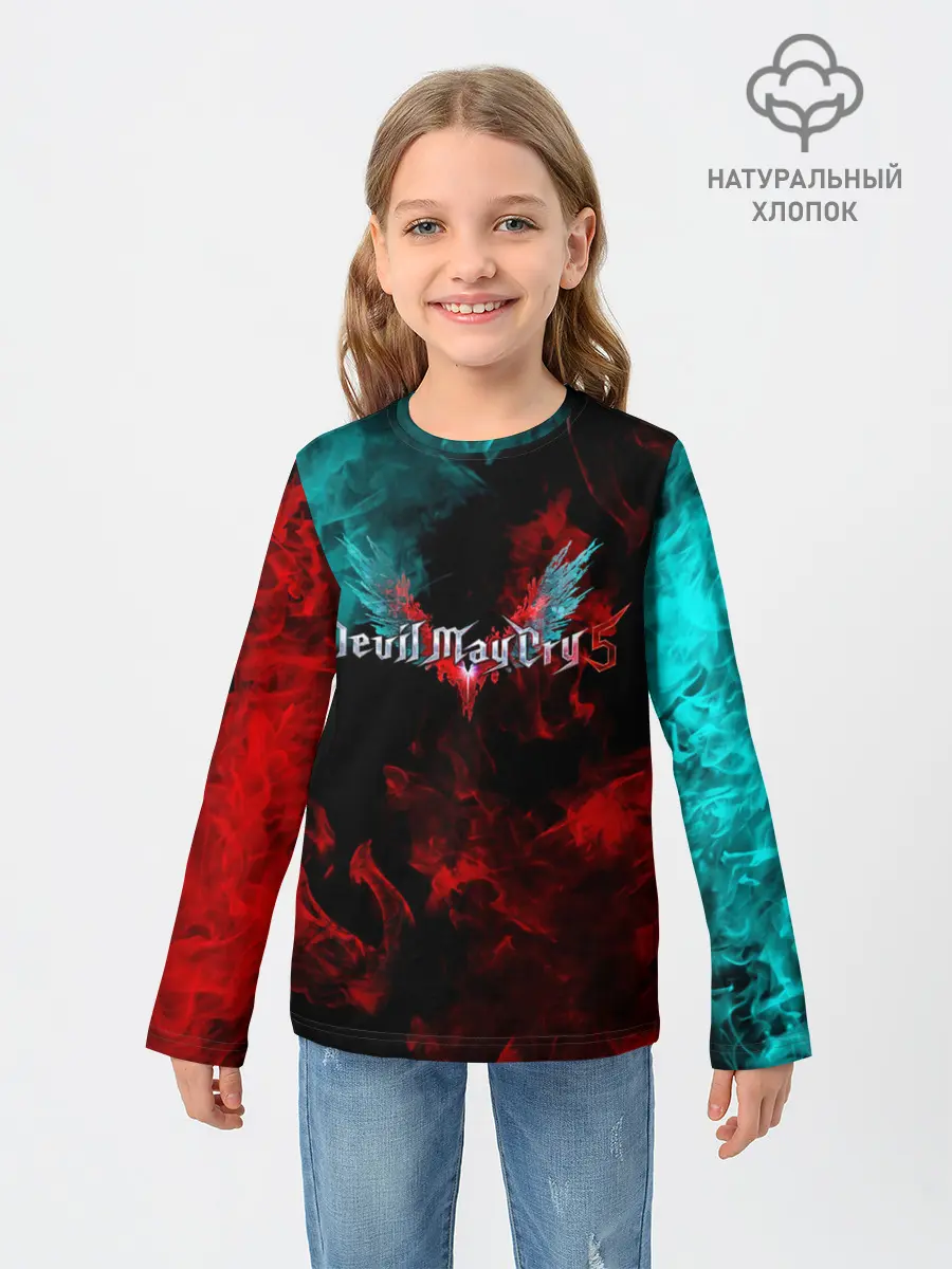 Детский лонгслив / DEVIL MAY CRY