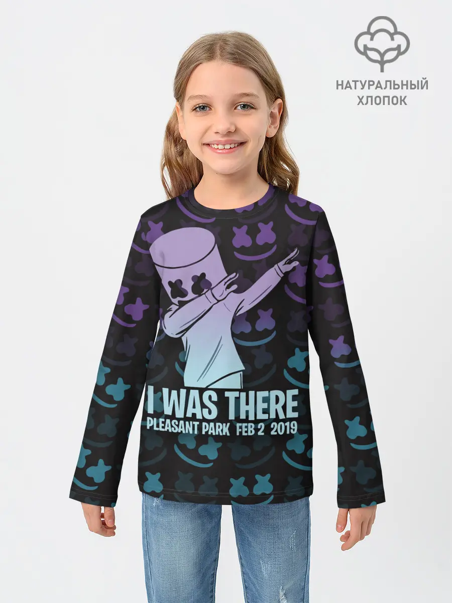 Детский лонгслив / Fortnite,Marshmello