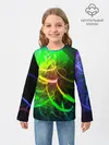 Детский лонгслив / ЗЕЛЕНЫЙ НЕОН