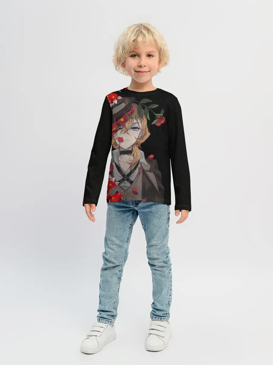 Детский лонгслив / Чуя Накахара. ВЕЛИКИЙ ИЗ БРОДЯЧИХ ПСОВ