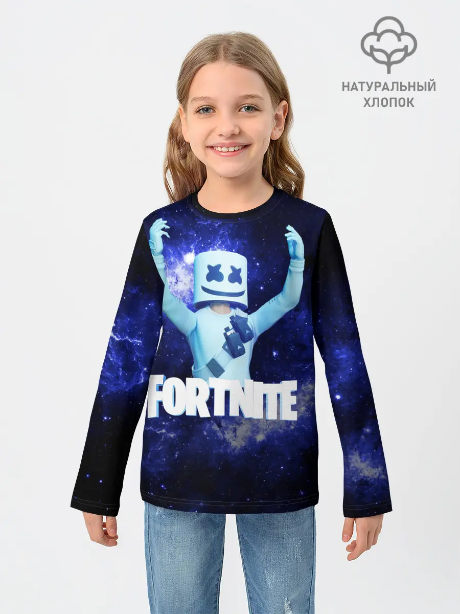 Детский лонгслив / Marshmello