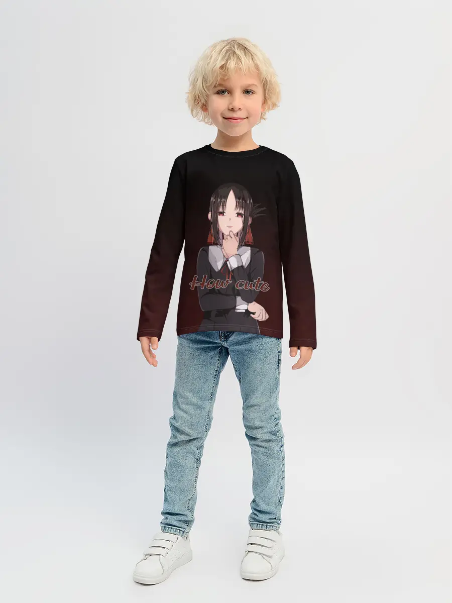 Детский лонгслив / Kaguya - How cute