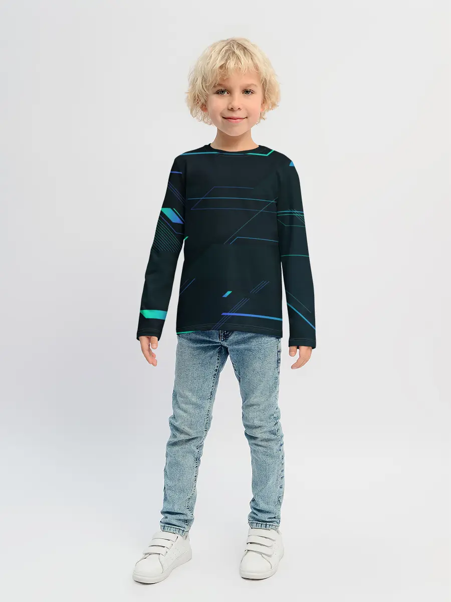 Детский лонгслив / Modern Geometry