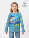 Детский лонгслив / Marlin and other fish