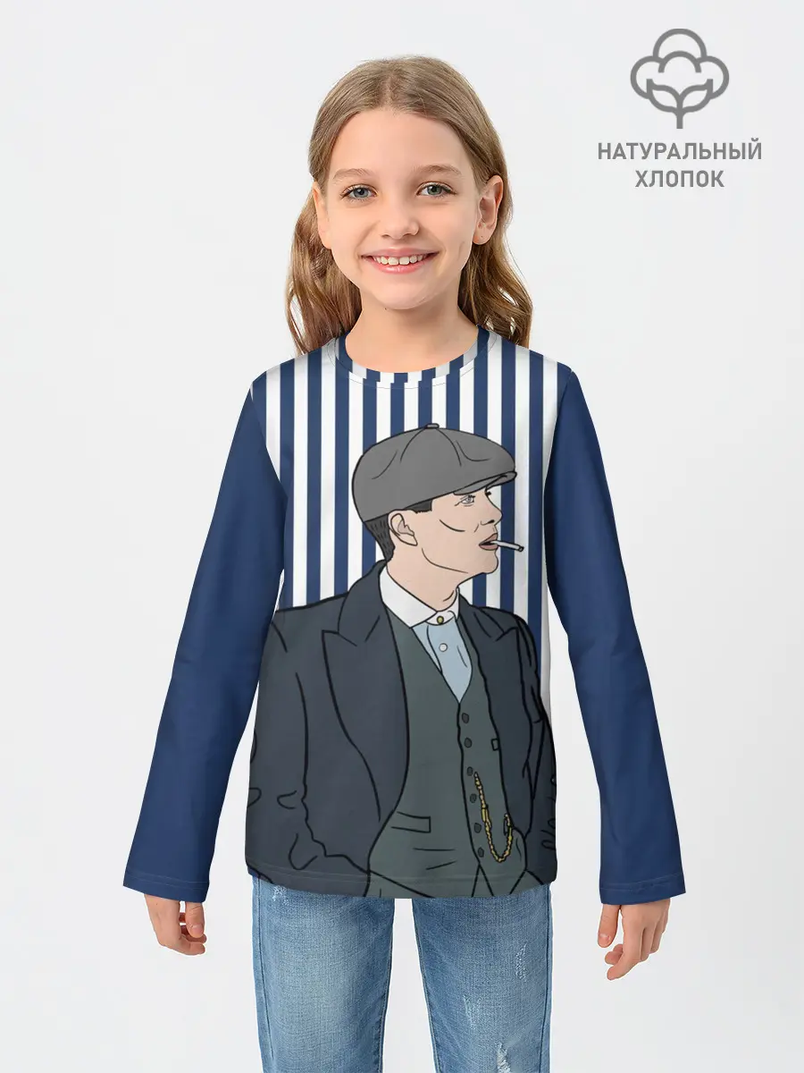 Детский лонгслив / Острые козырьки