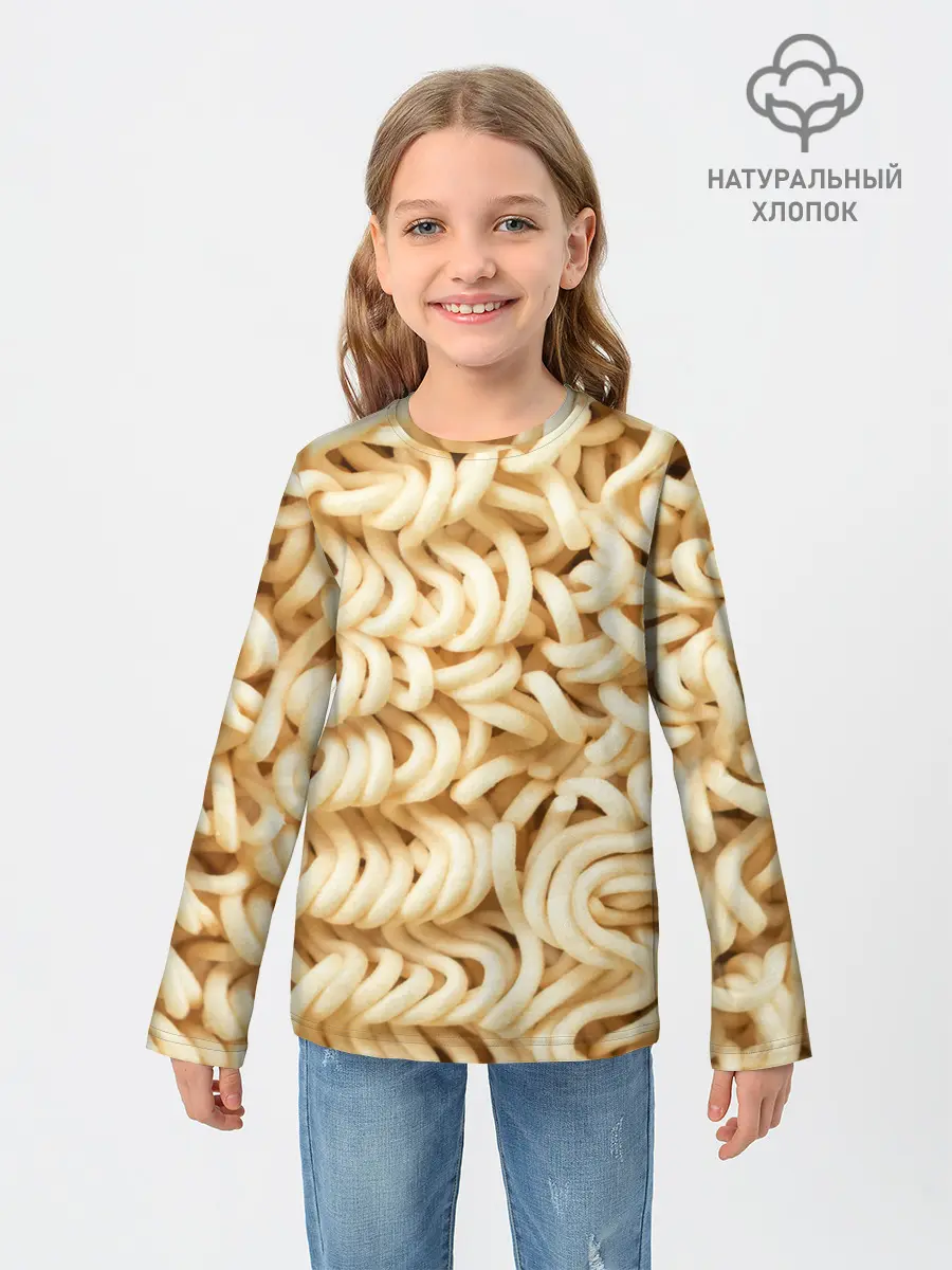 Детский лонгслив / Лапша