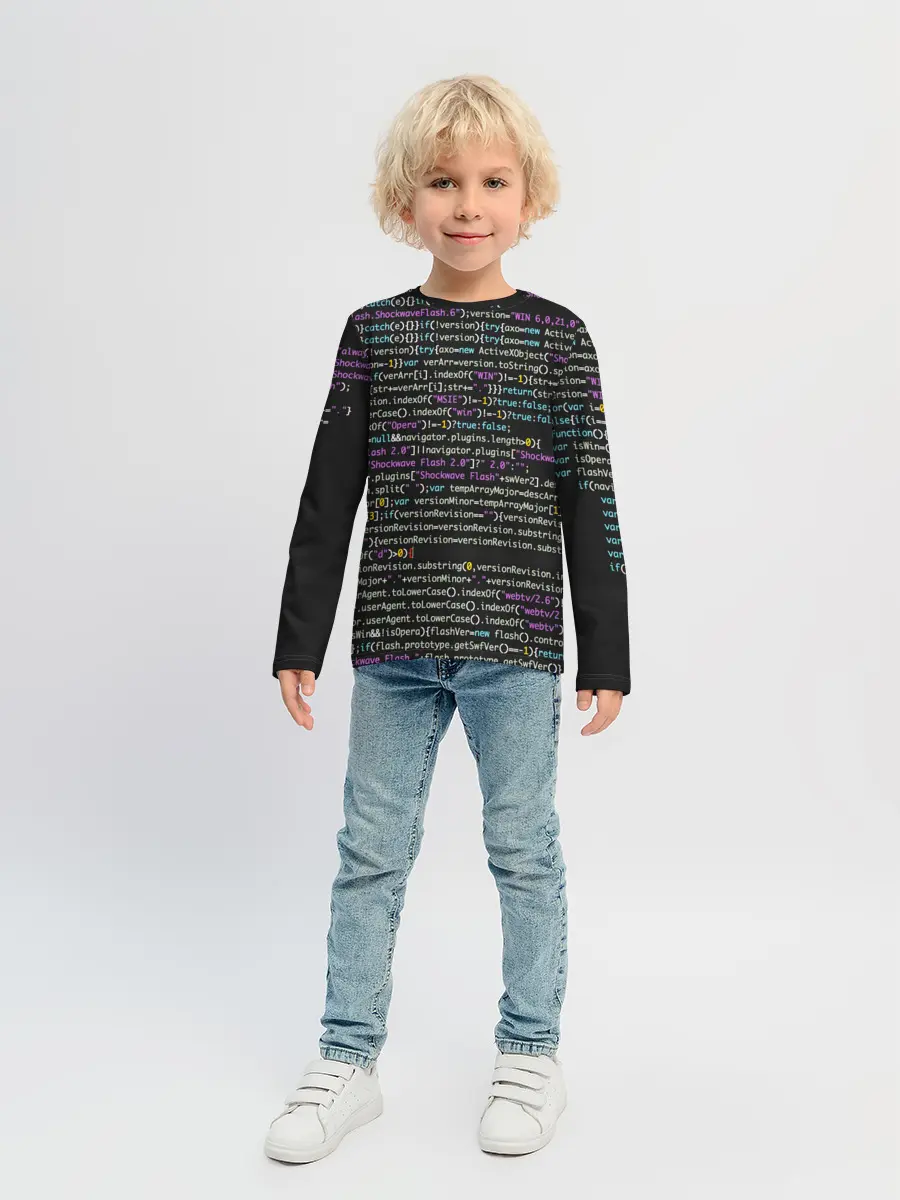 Детский лонгслив / PHP CODE