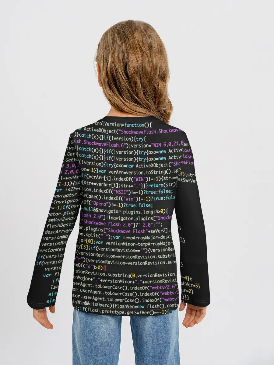 Детский лонгслив / PHP CODE