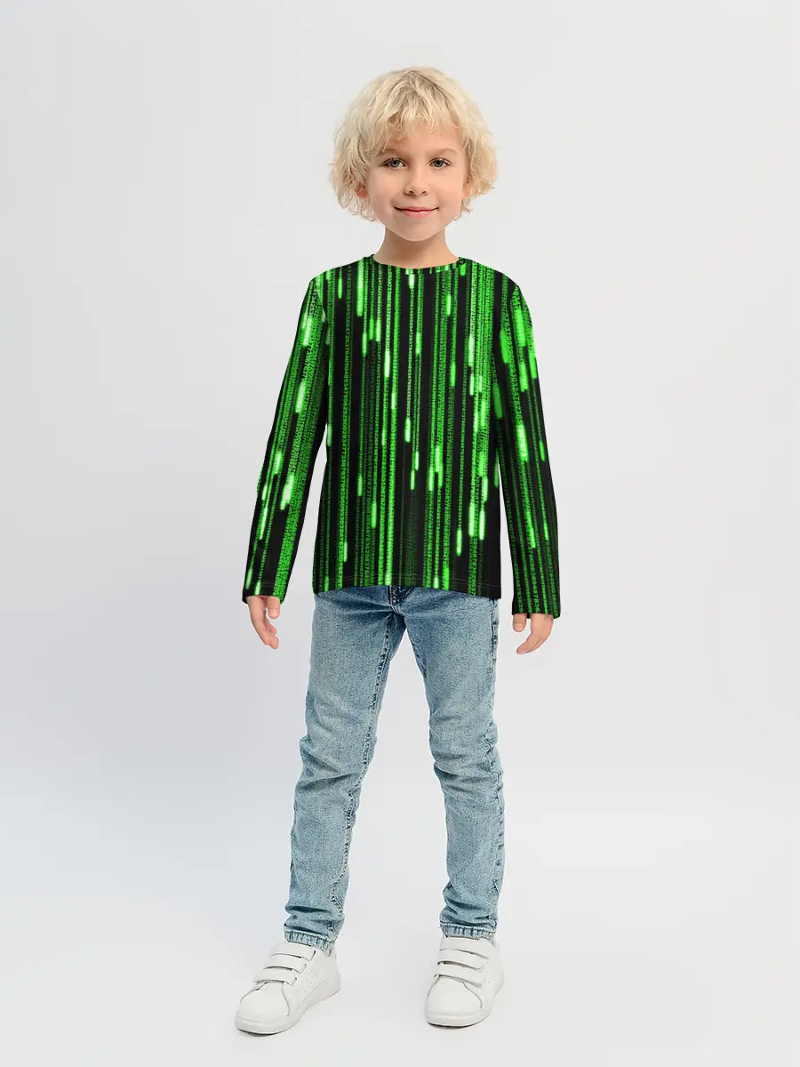 Детский лонгслив / МАТРИЦА