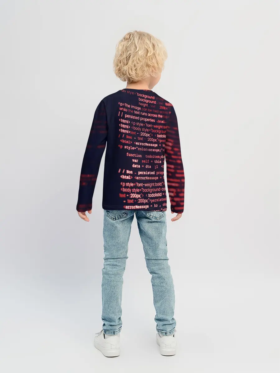 Детский лонгслив / HTML&PHP