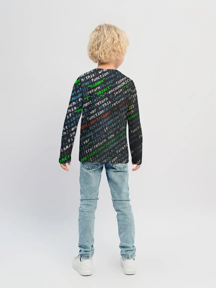 Детский лонгслив / ПРОГРАММИРОВАНИЕ КОДА