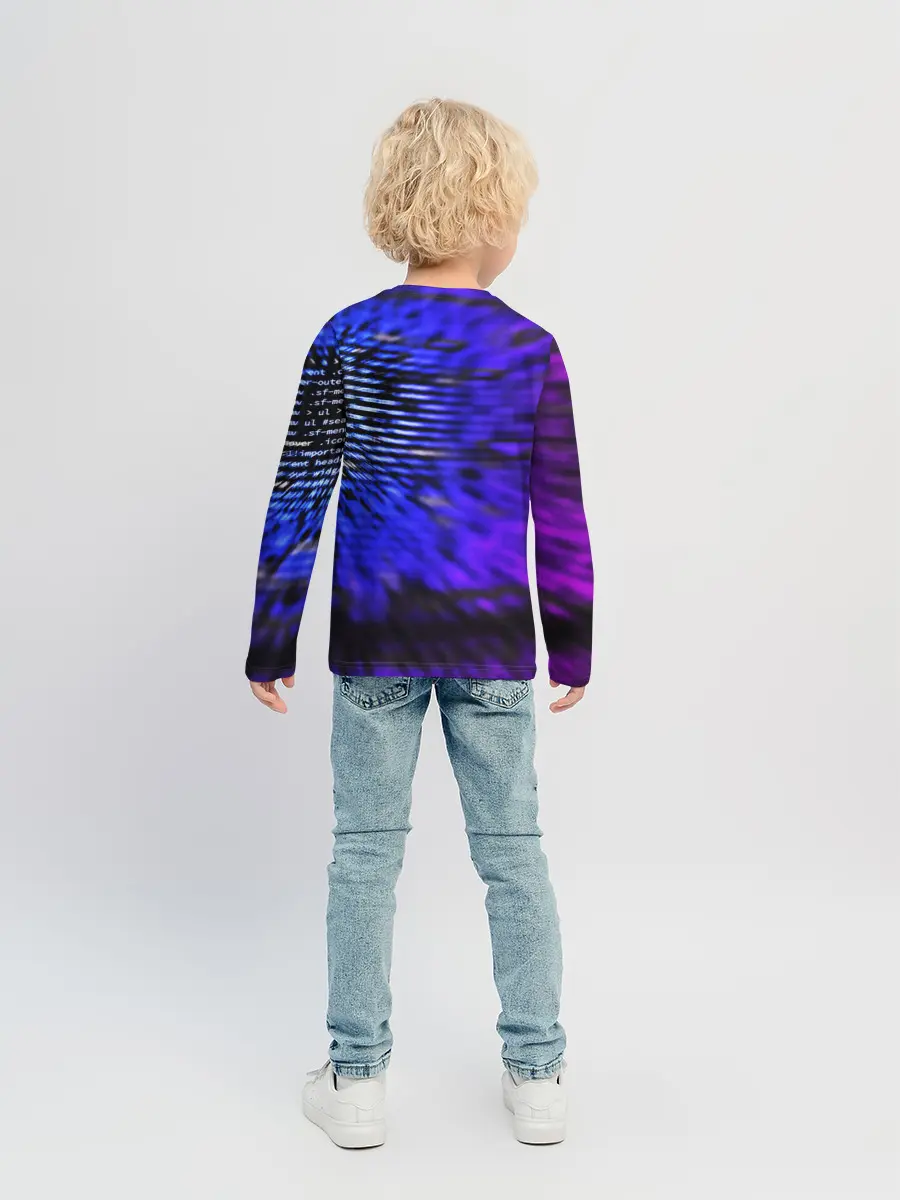 Детский лонгслив / НЕОНОВЫЙ КОД