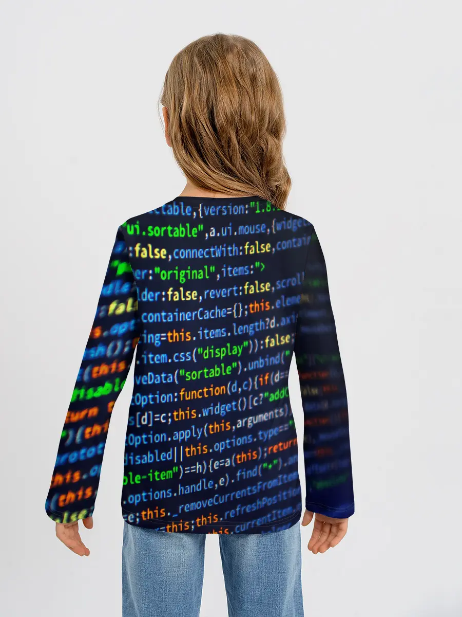 Детский лонгслив / ПРОГРАММИРОВАНИЕ