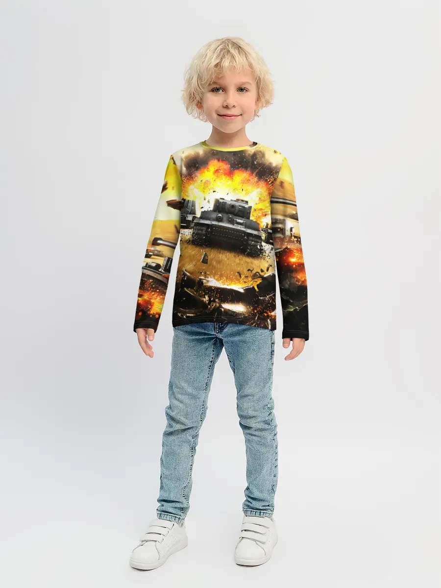 Детский лонгслив / ТАНКИ