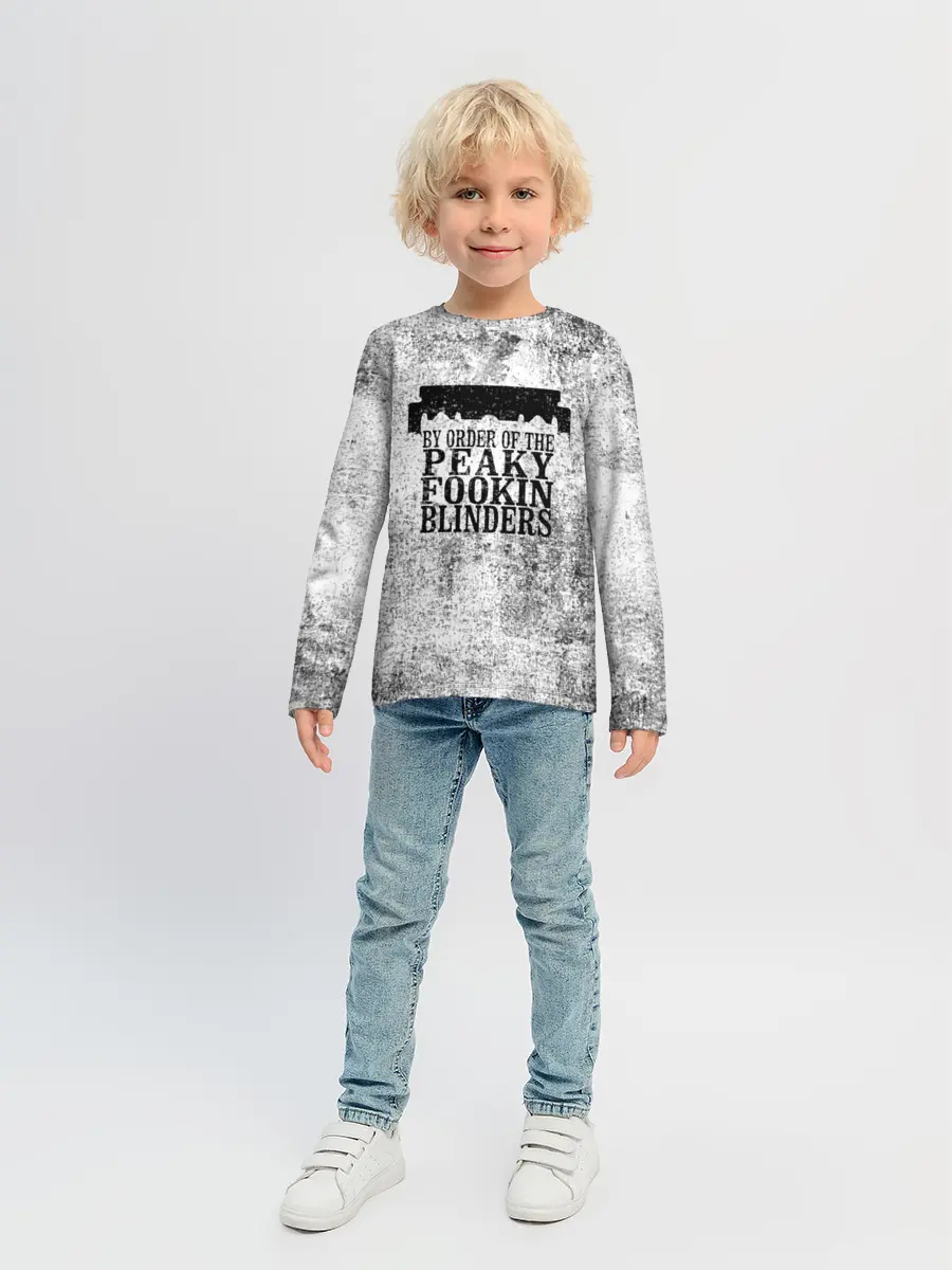 Детский лонгслив / Острые козырьки