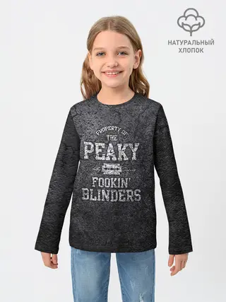 Детский лонгслив / Острые козырьки