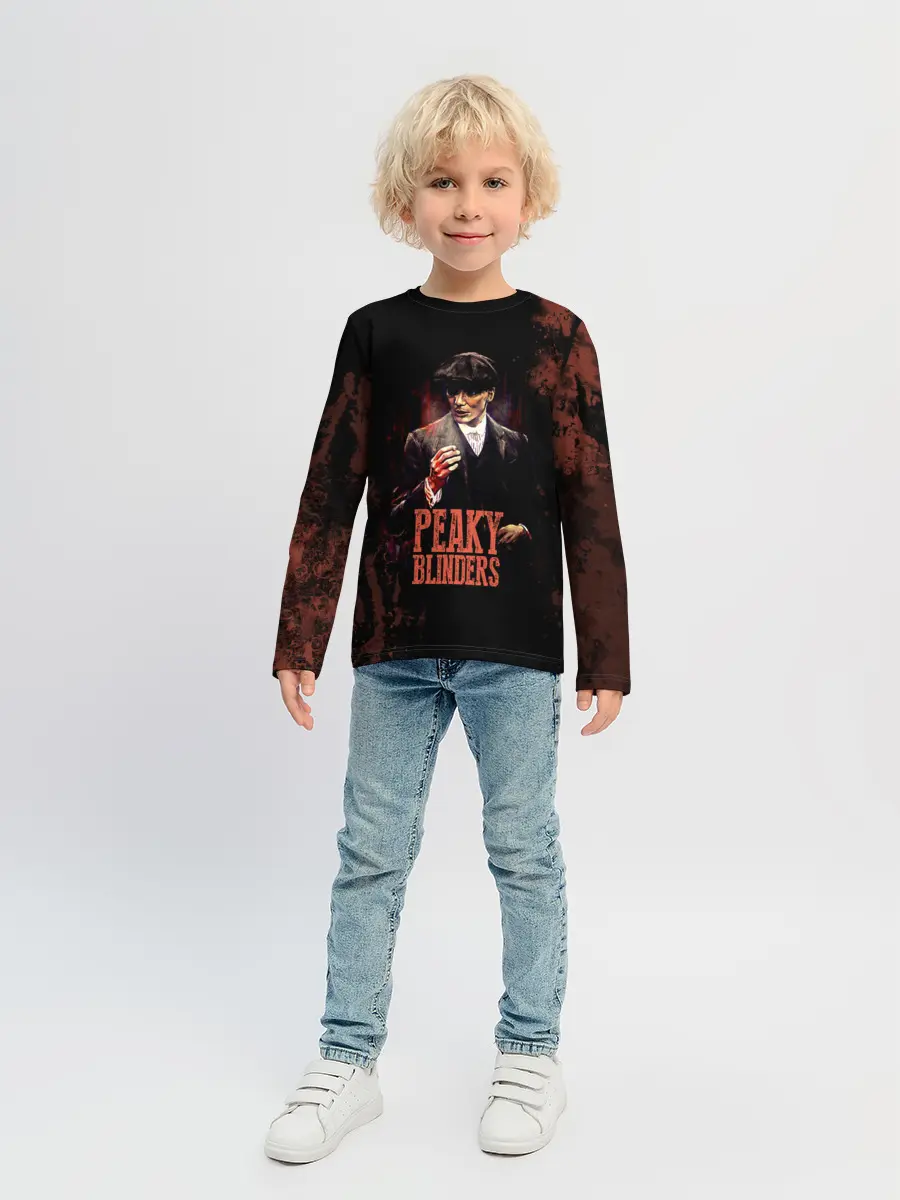 Детский лонгслив / Острые козырьки