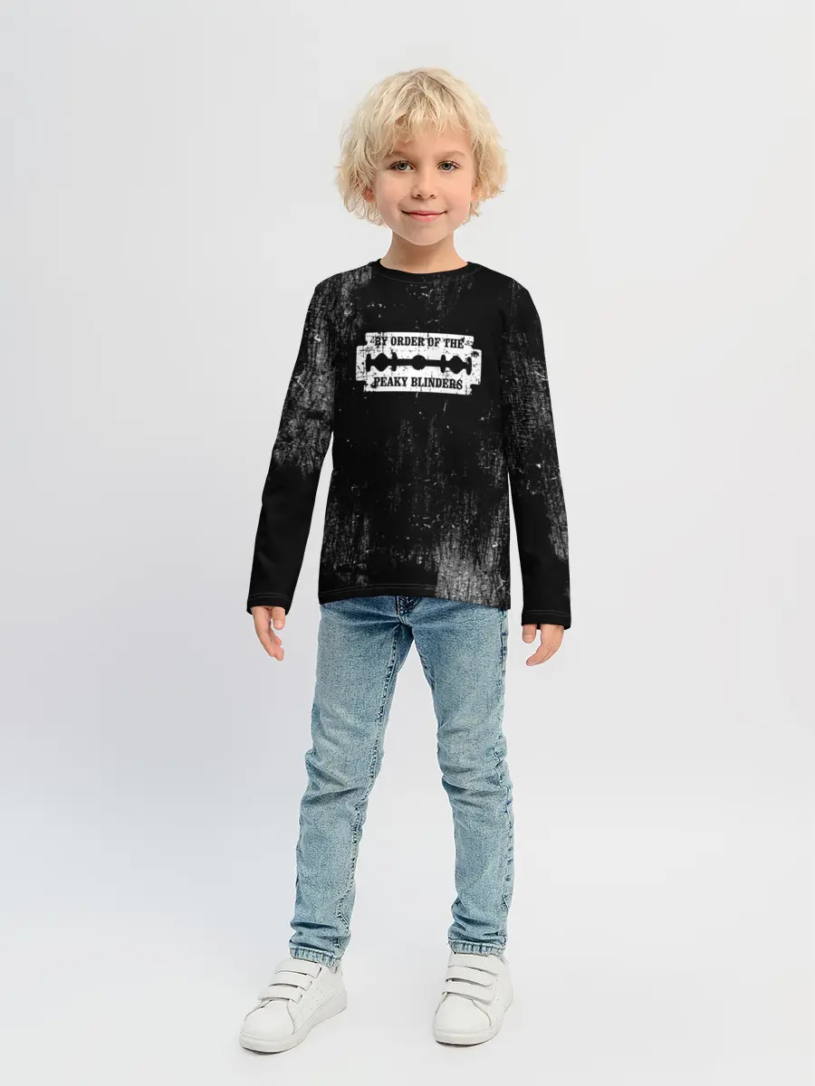 Детский лонгслив / Острые козырьки