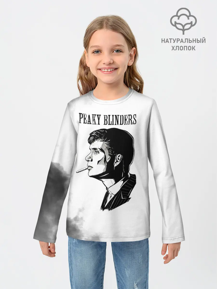 Детский лонгслив / Острые козырьки