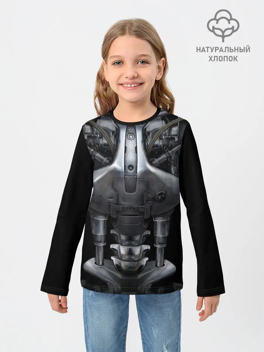 Детский лонгслив / Терминатор т-800