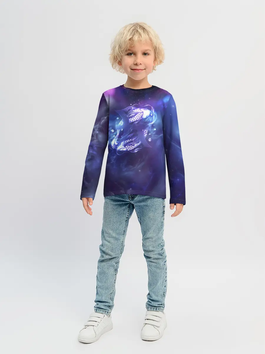 Детский лонгслив / Рыбы