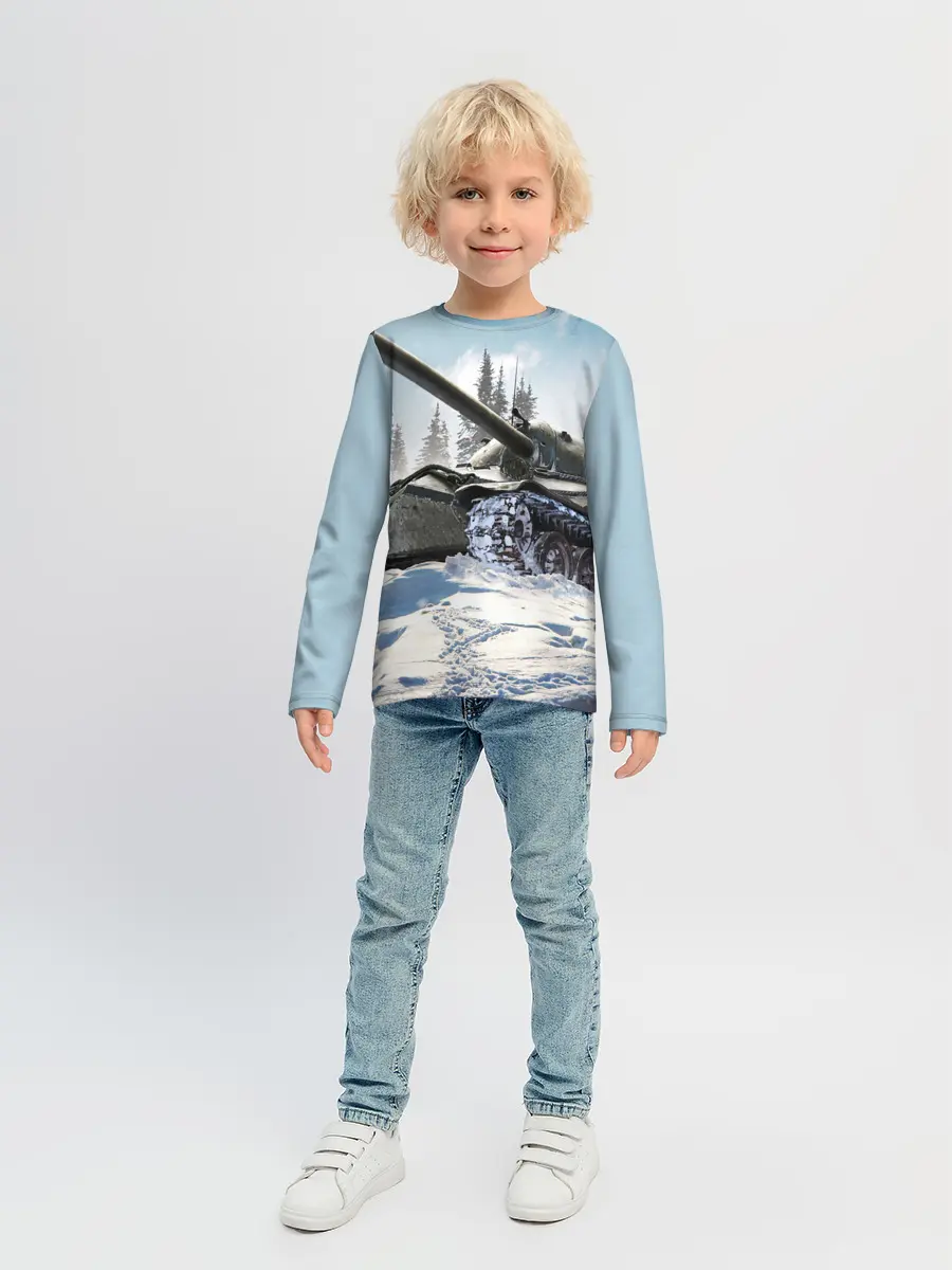 Детский лонгслив / ТАНК WINTER