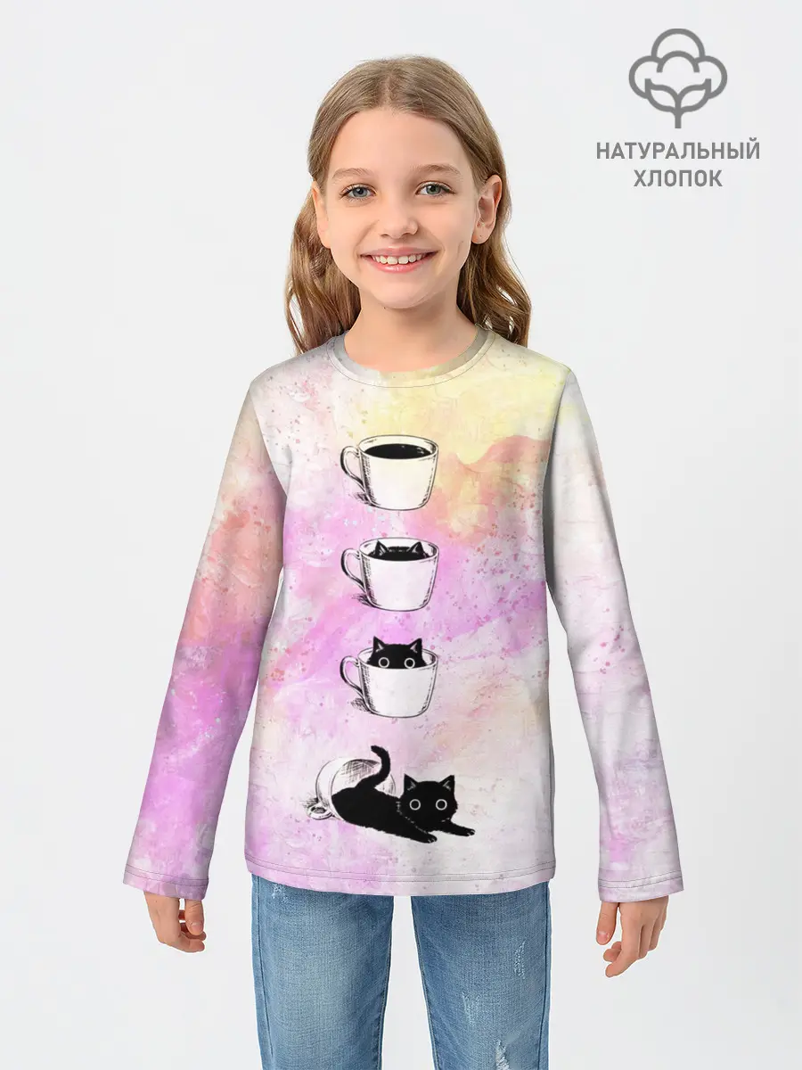 Детский лонгслив / catfee