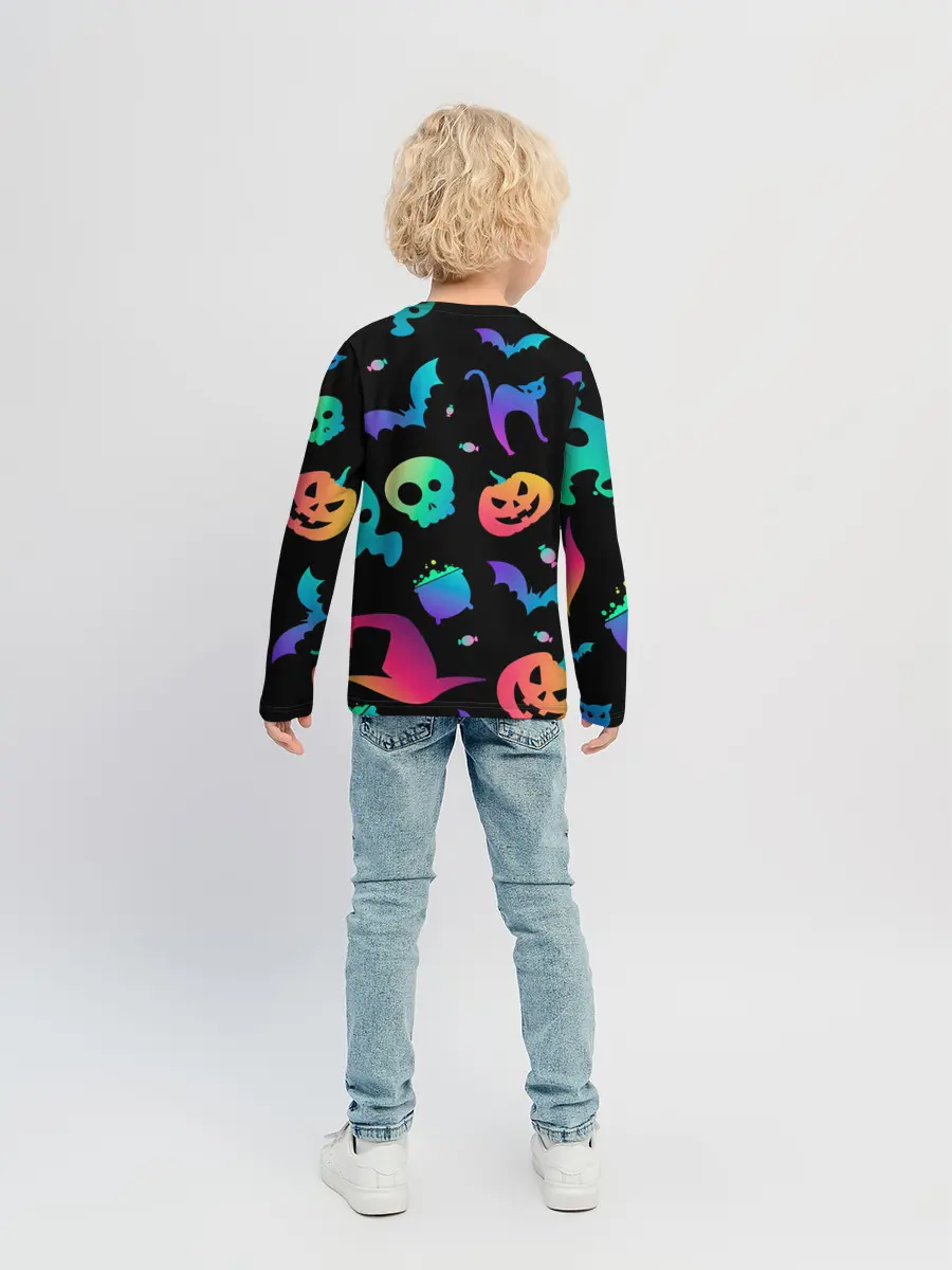 Детский лонгслив / RAINBOW HALLOWEEN | ХЭЛЛУИН