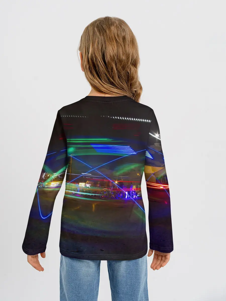 Детский лонгслив / Neon