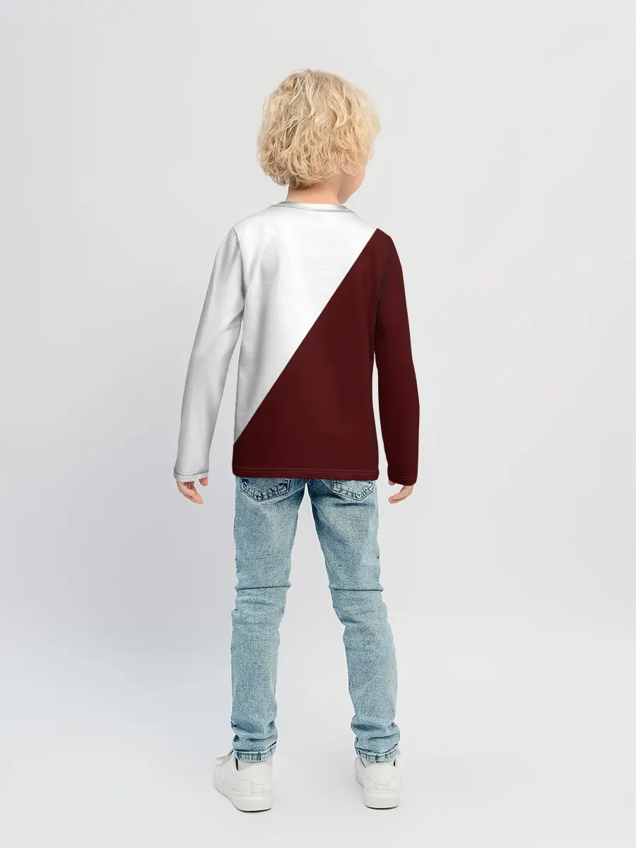 Детский лонгслив / Ноль два диагональ