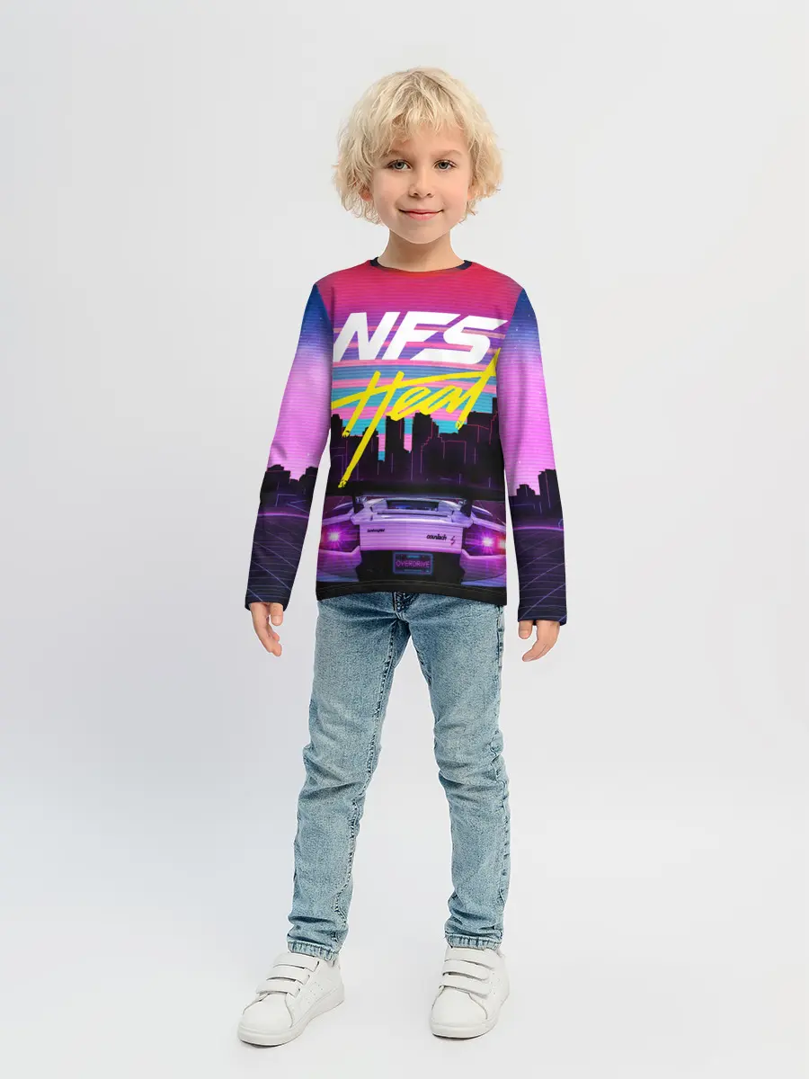 Детский лонгслив / Need For Speed Heat
