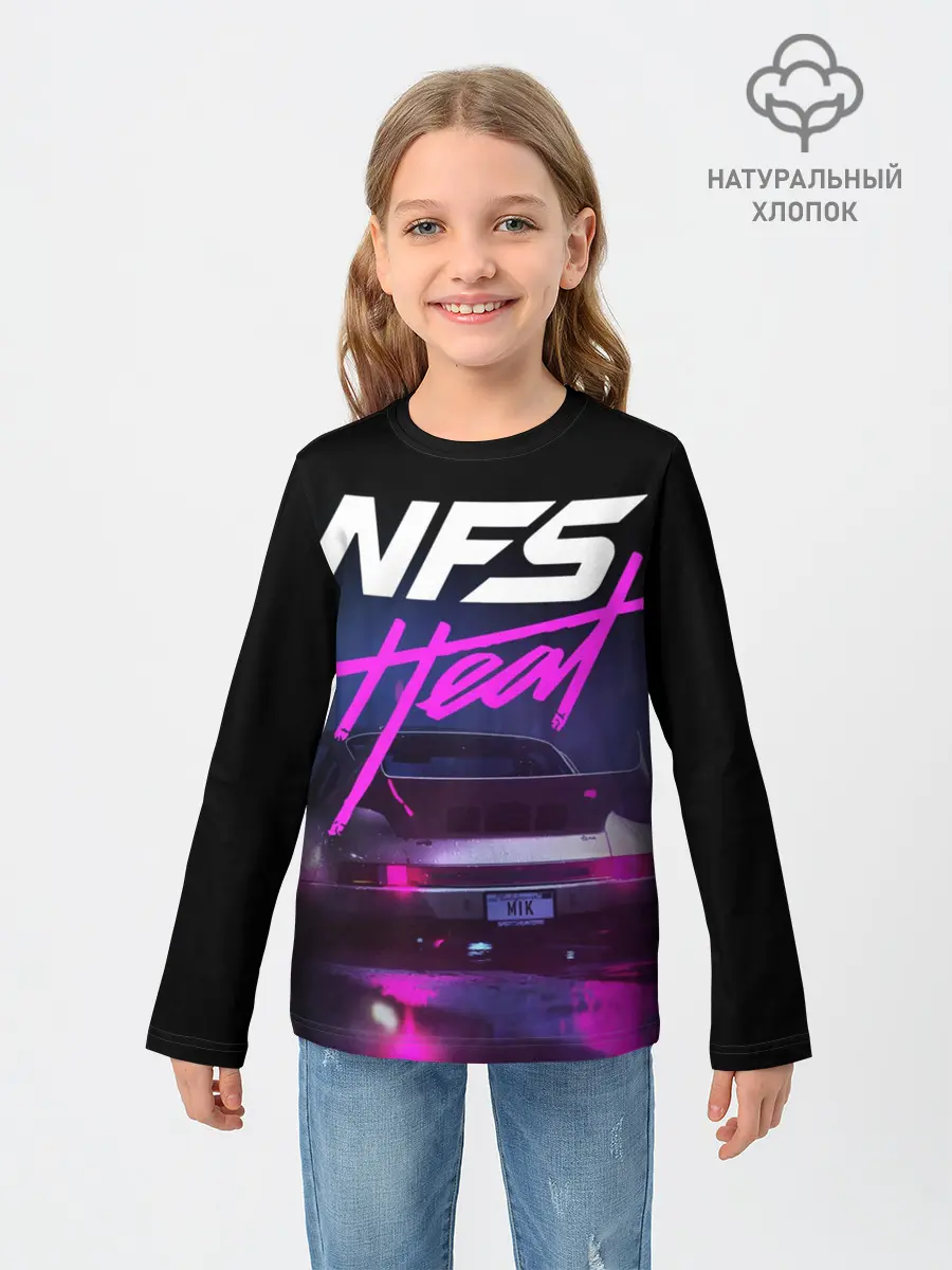 Детский лонгслив / Need For Speed Heat